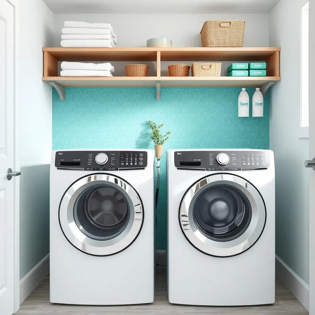 Creative accent wall ideas laundry room update