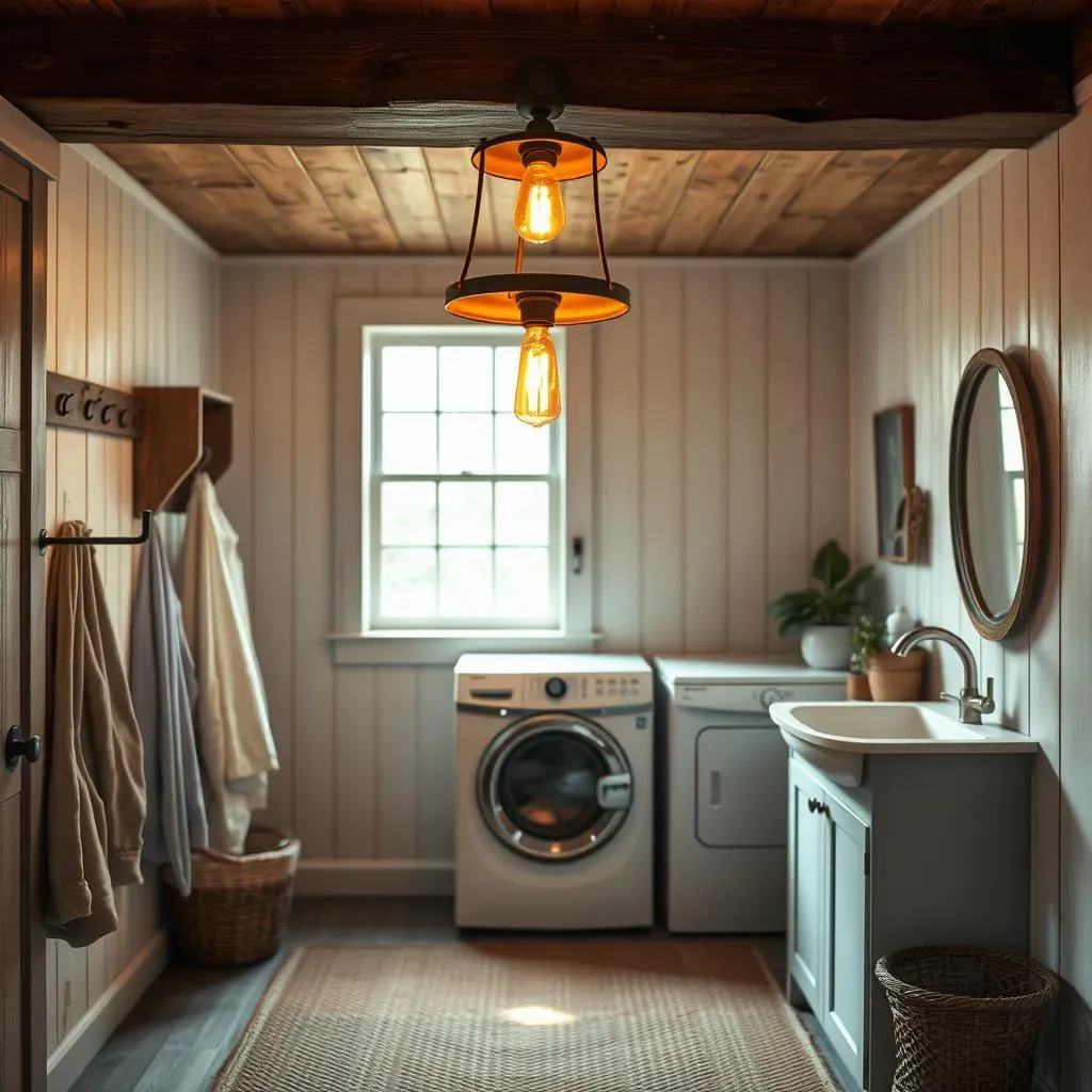 Adding Character to Your Rustic Laundry Room Organization