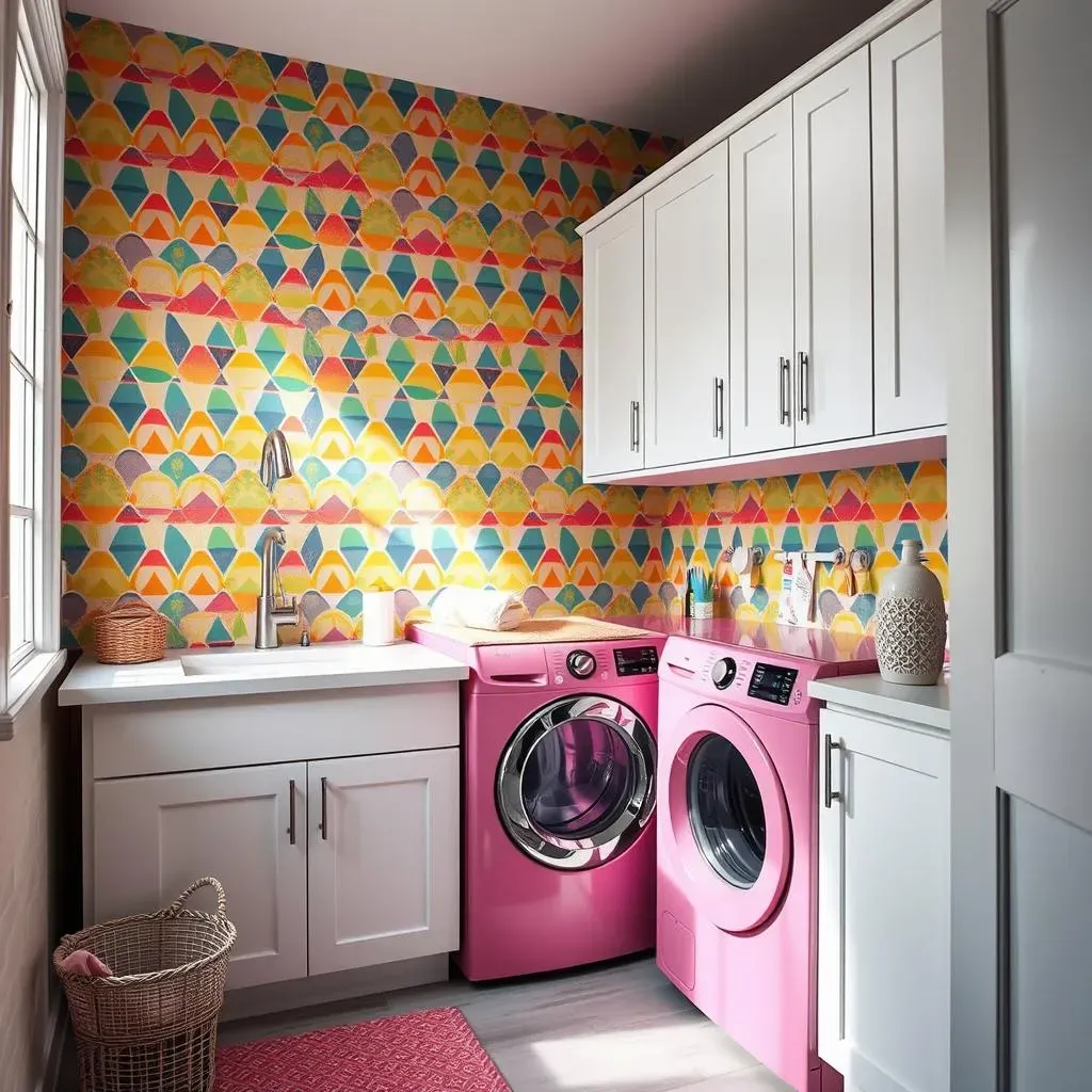 Adding Color and Personality to Modern Laundry Room Design