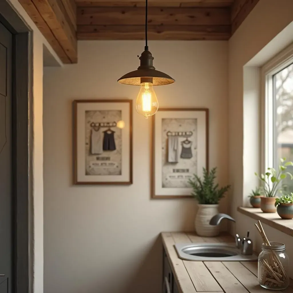 Adding Finishing Touches to Rustic Laundry Room Ideas