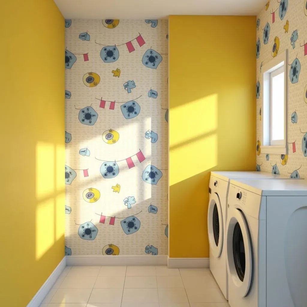 Adding Personality: Painting and Wallpaper Ideas for Laundry Room Walls