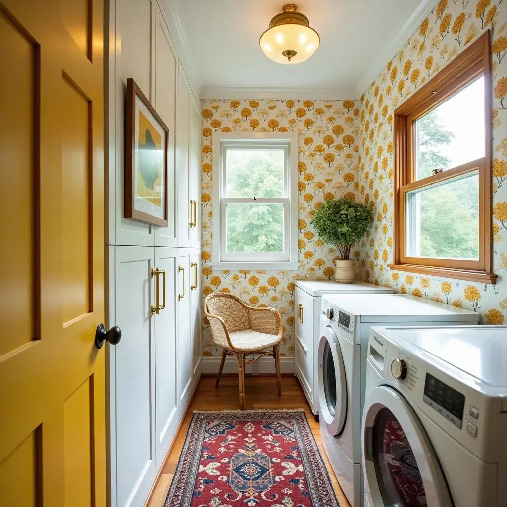 Adding Style and Personality to Your Small Laundry Room