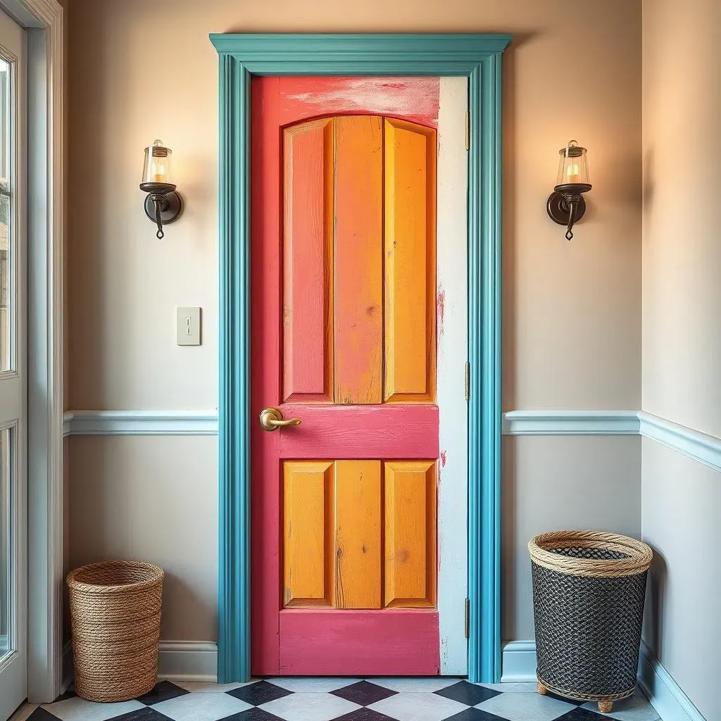 Adding Style: Decorative Laundry Room Door Ideas
