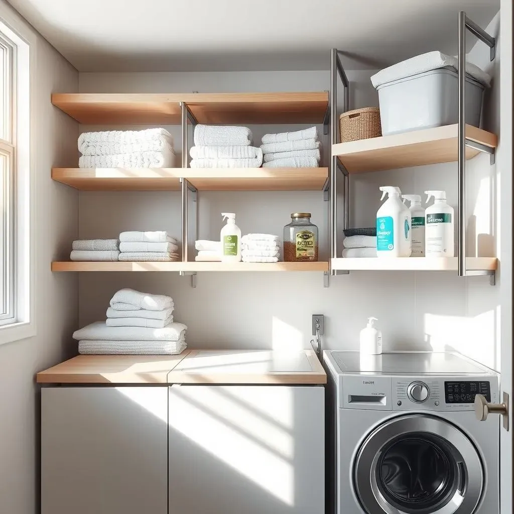 Ultimate Adjustable Laundry Room Shelving