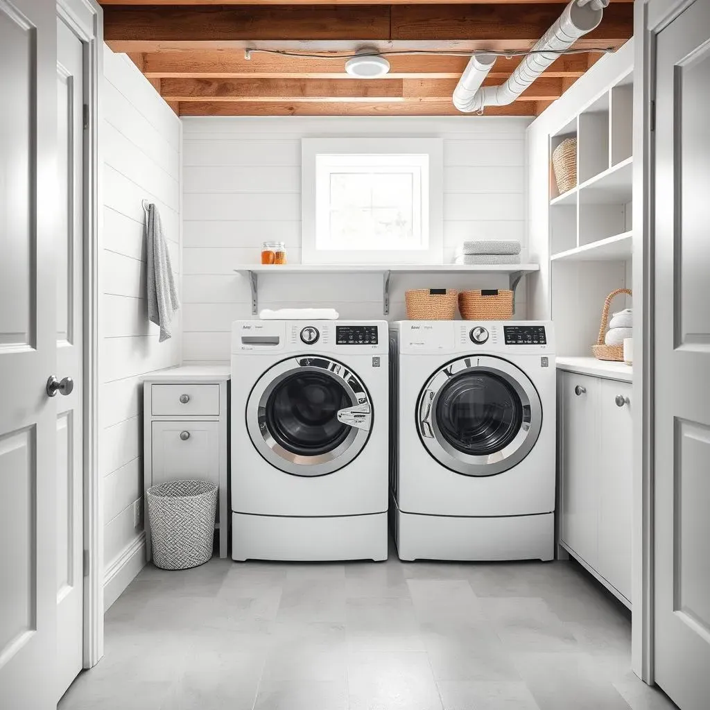 Amazing Affordable Basement Laundry Room Ideas