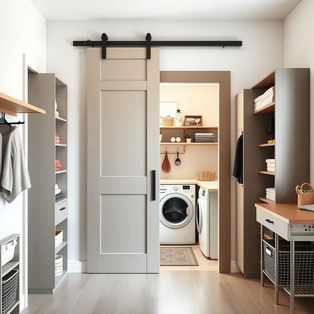 Barn Doors in Laundry Rooms: Maximizing Space and Style