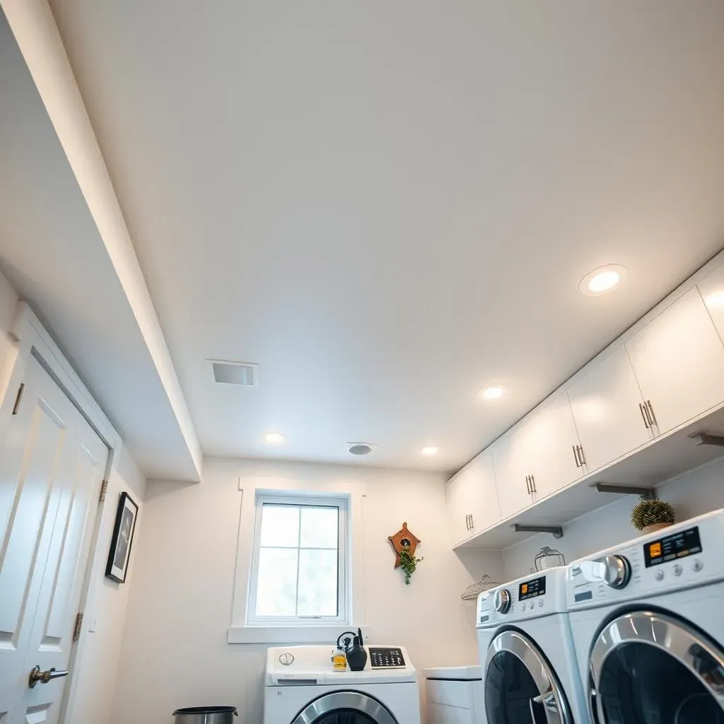 Ultimate Basement Laundry Room Ceiling Options