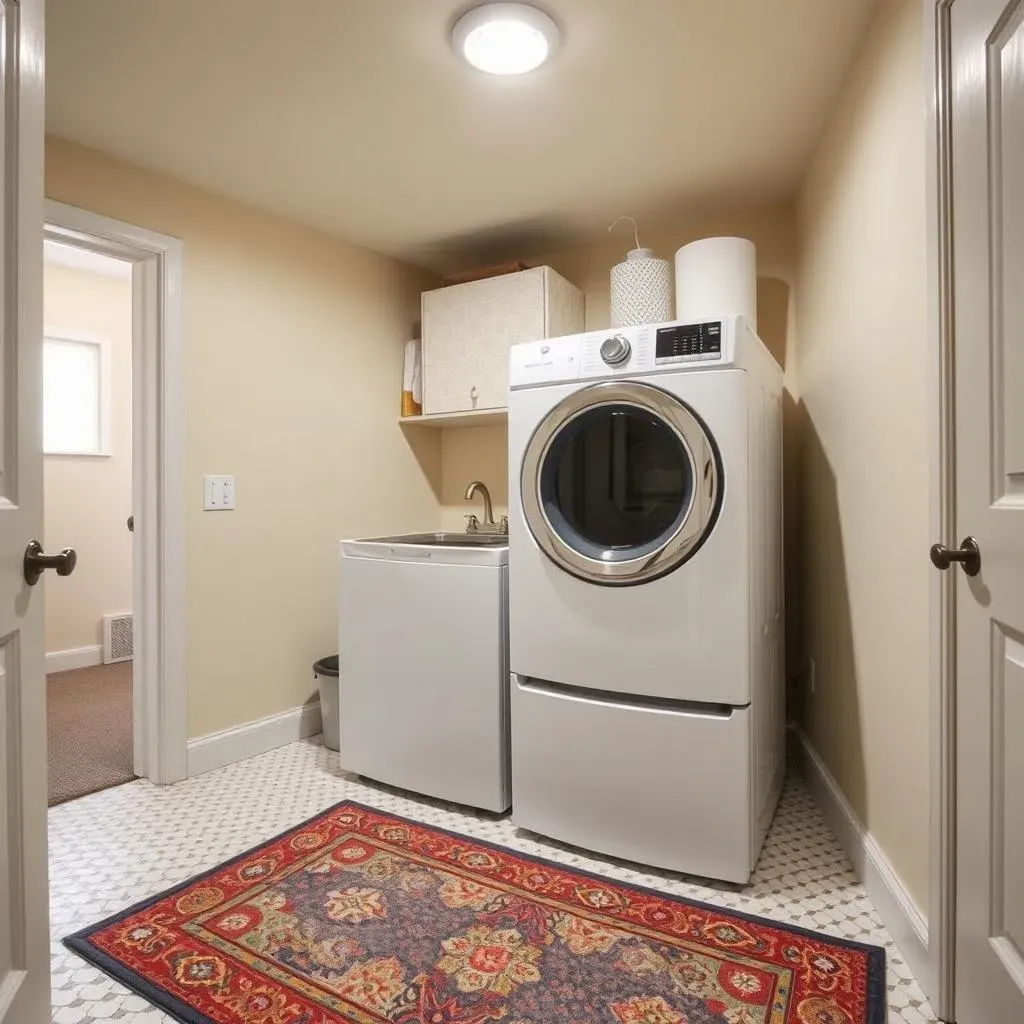 Basement Laundry Room Decorating and Design Ideas