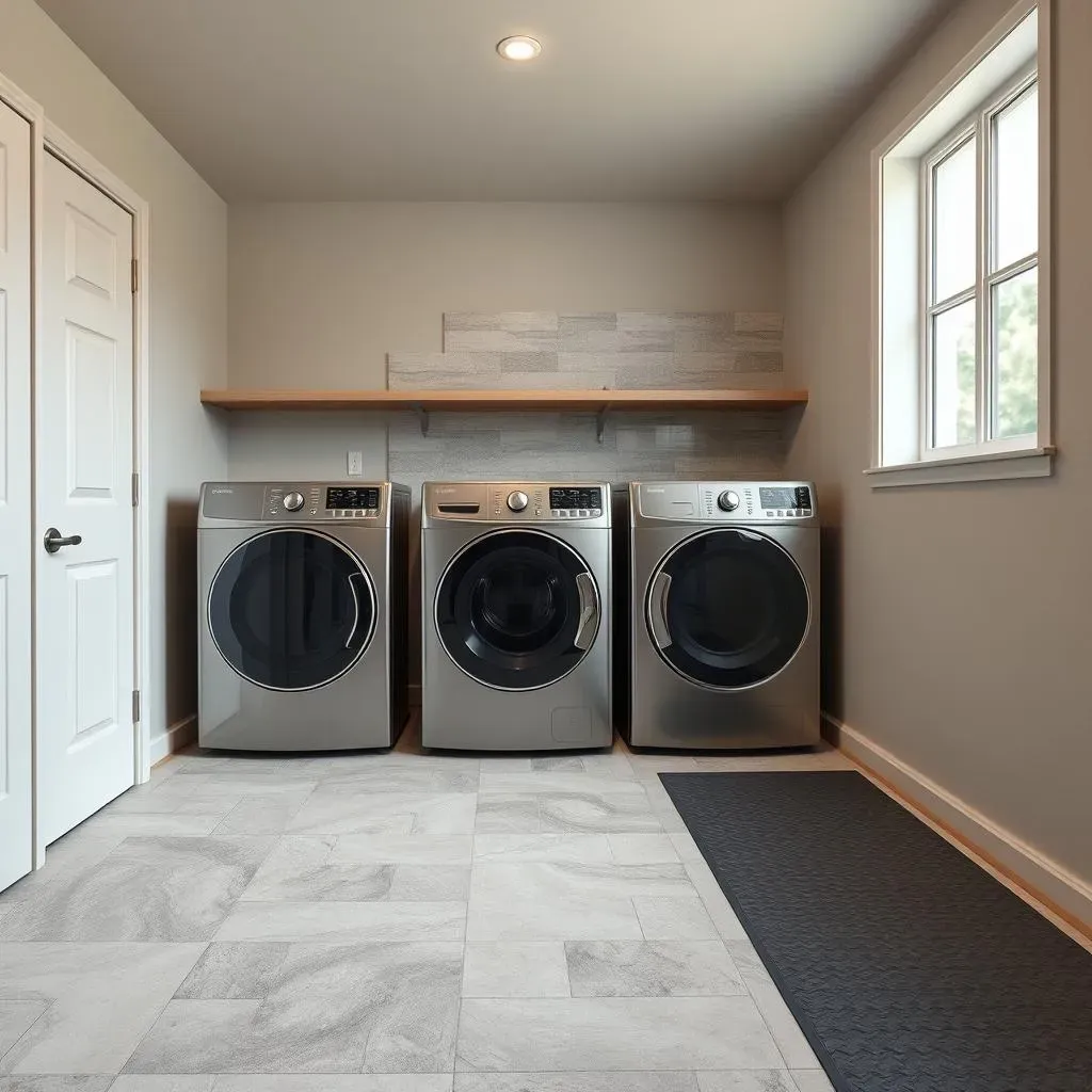 Basement Laundry Room Flooring Options: Vinyl, Tile, and Rubber Compared