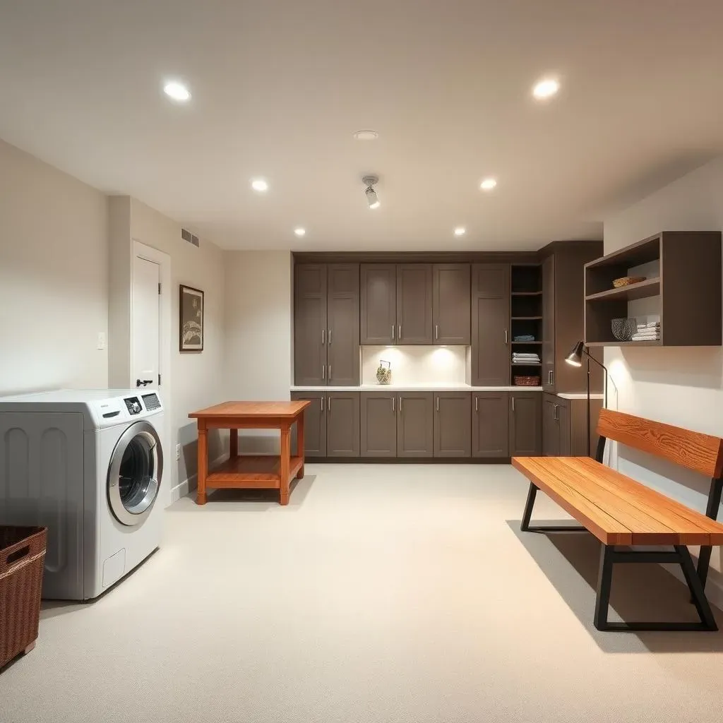 Genius Basement Laundry Room Ideas