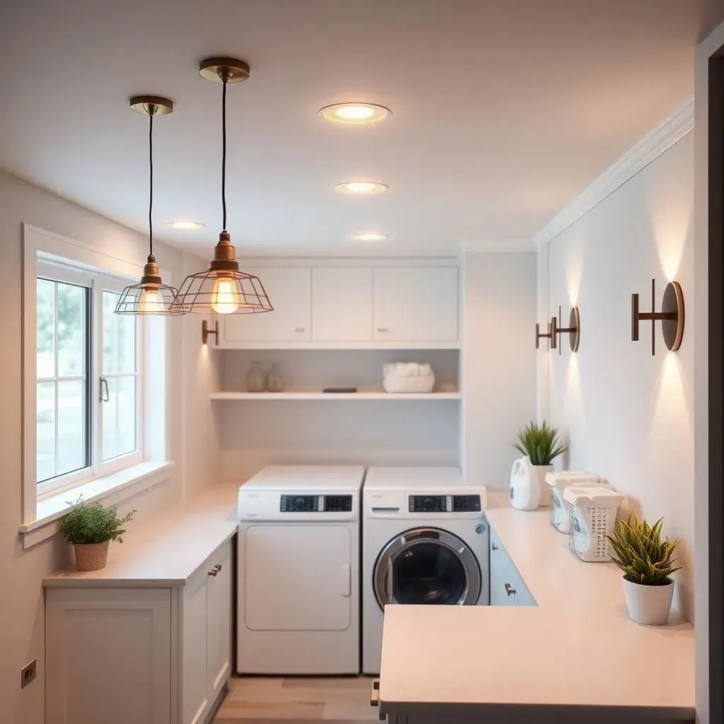 Basement Laundry Room Lighting Solutions: Style and Functionality Combined