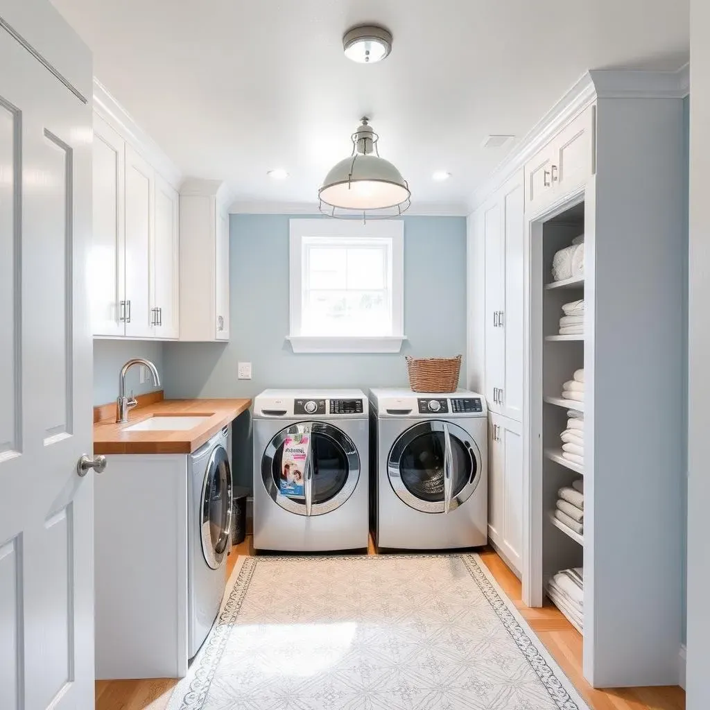 Amazing Basement Laundry Room Makeover Ideas