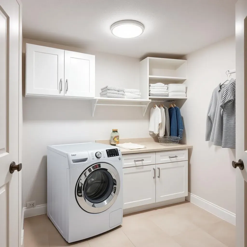 Easy Basement Laundry Room Organization Ideas