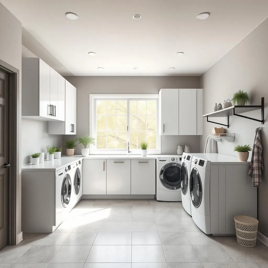 Amazing Basement Laundry Room Remodeling Ideas