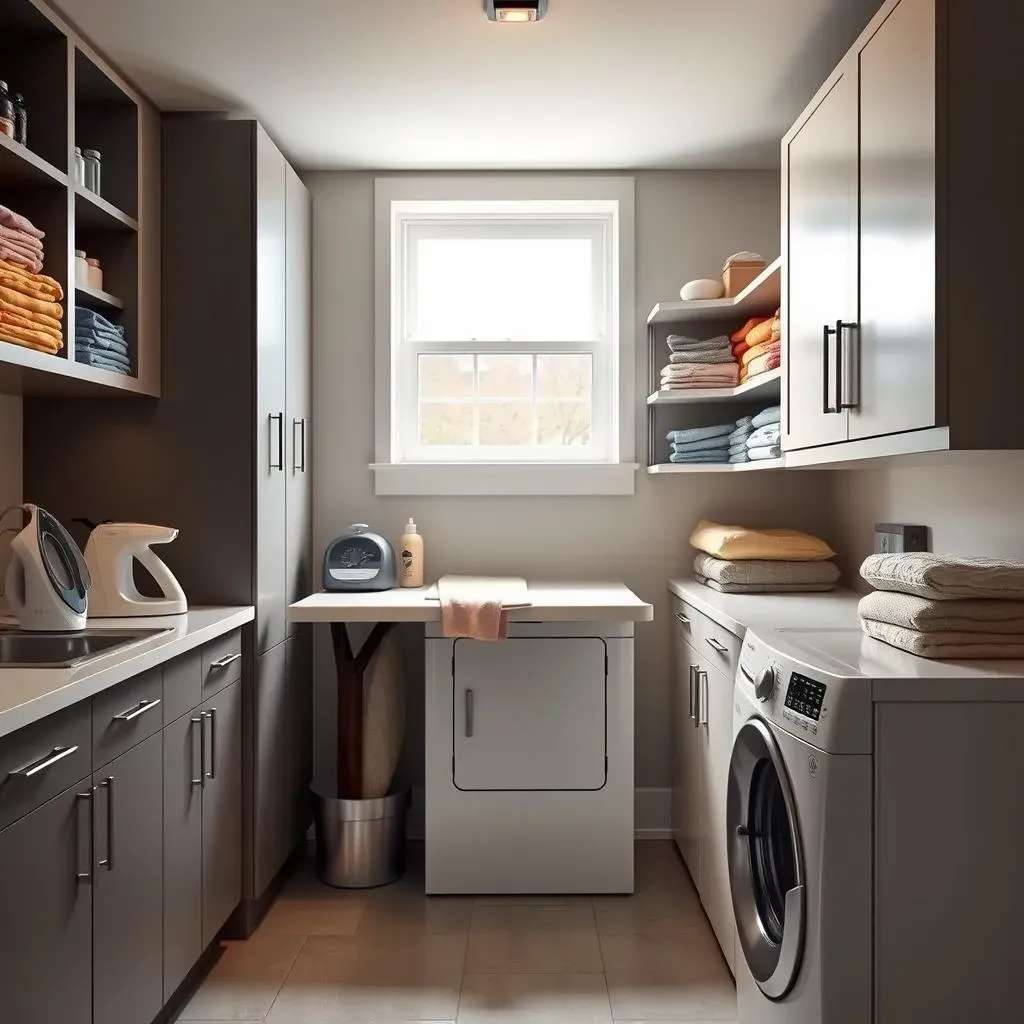 Ultimate Basement Laundry Room Storage Solutions