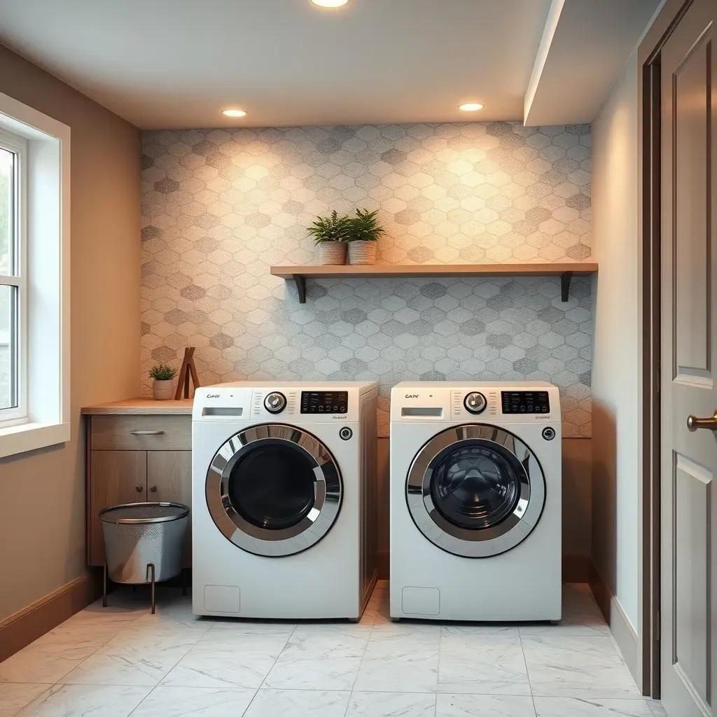 Ultimate Basement Laundry Room Wall Treatments