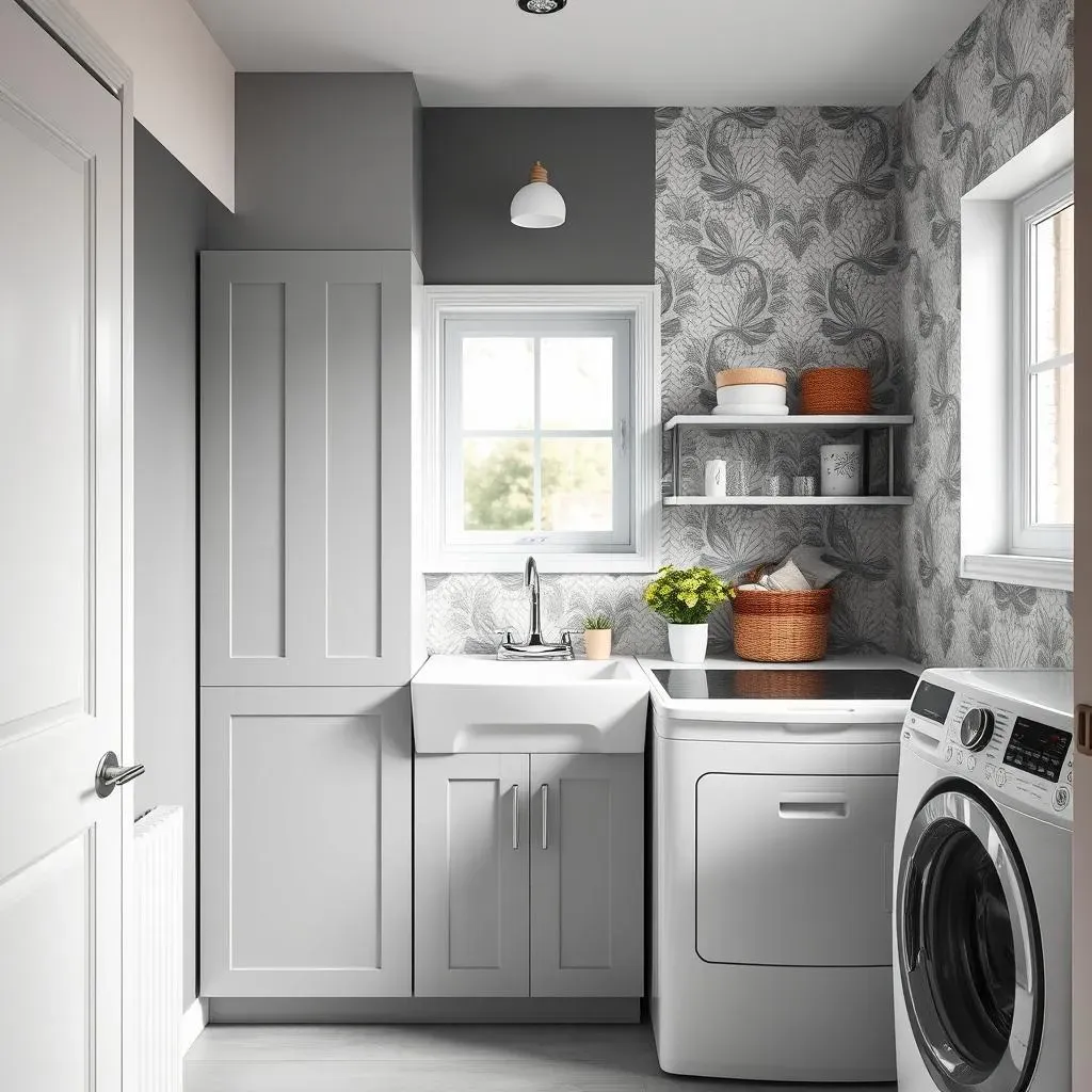 Basic Utility Room Wall Ideas: Paint, Paper, and Panels