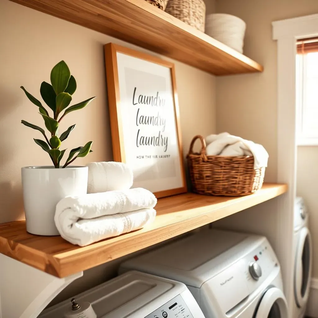 Beyond Basic: Creative and Stylish Laundry Room Shelf Decor Ideas