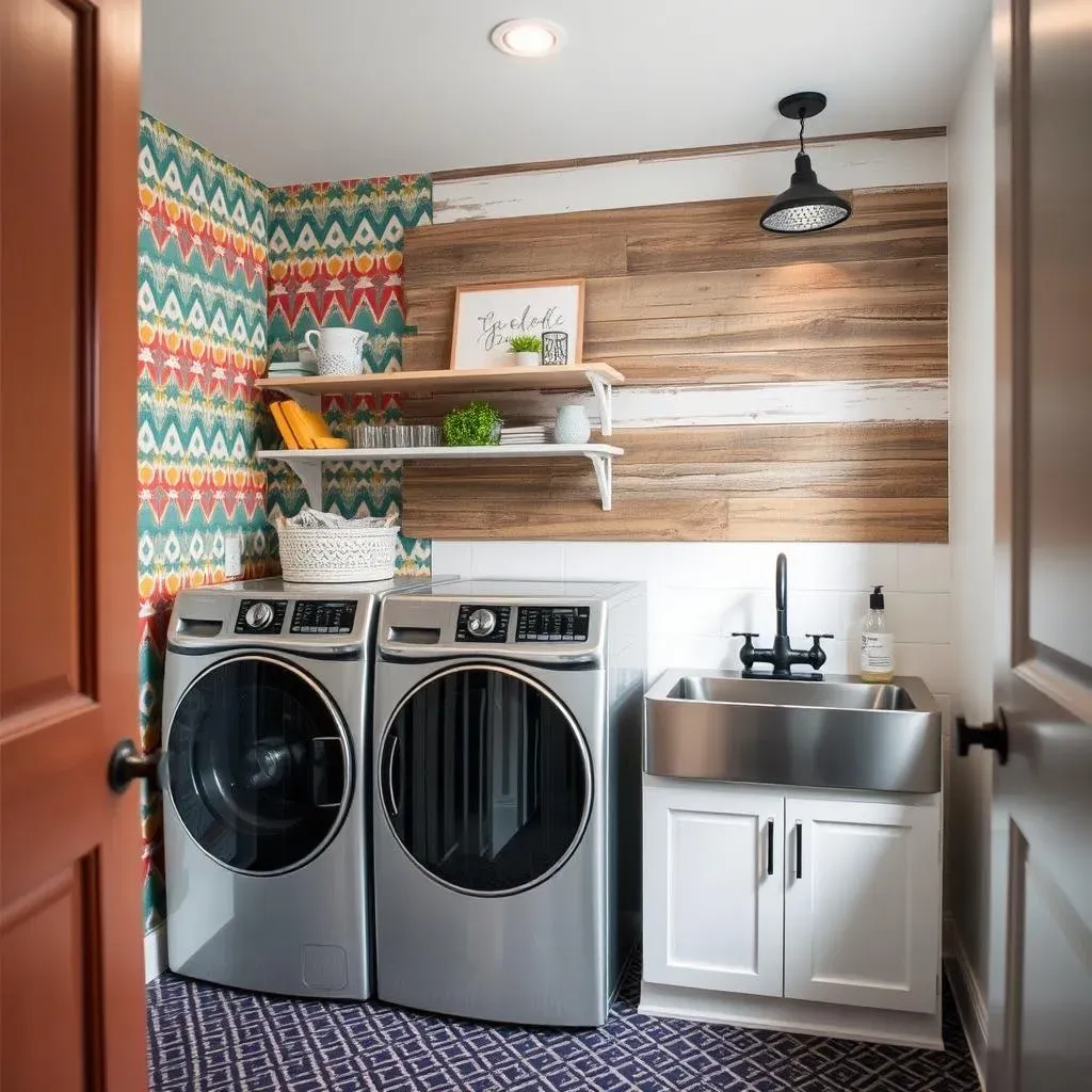 Beyond Basic Paint: Creative Laundry Room Wall Ideas