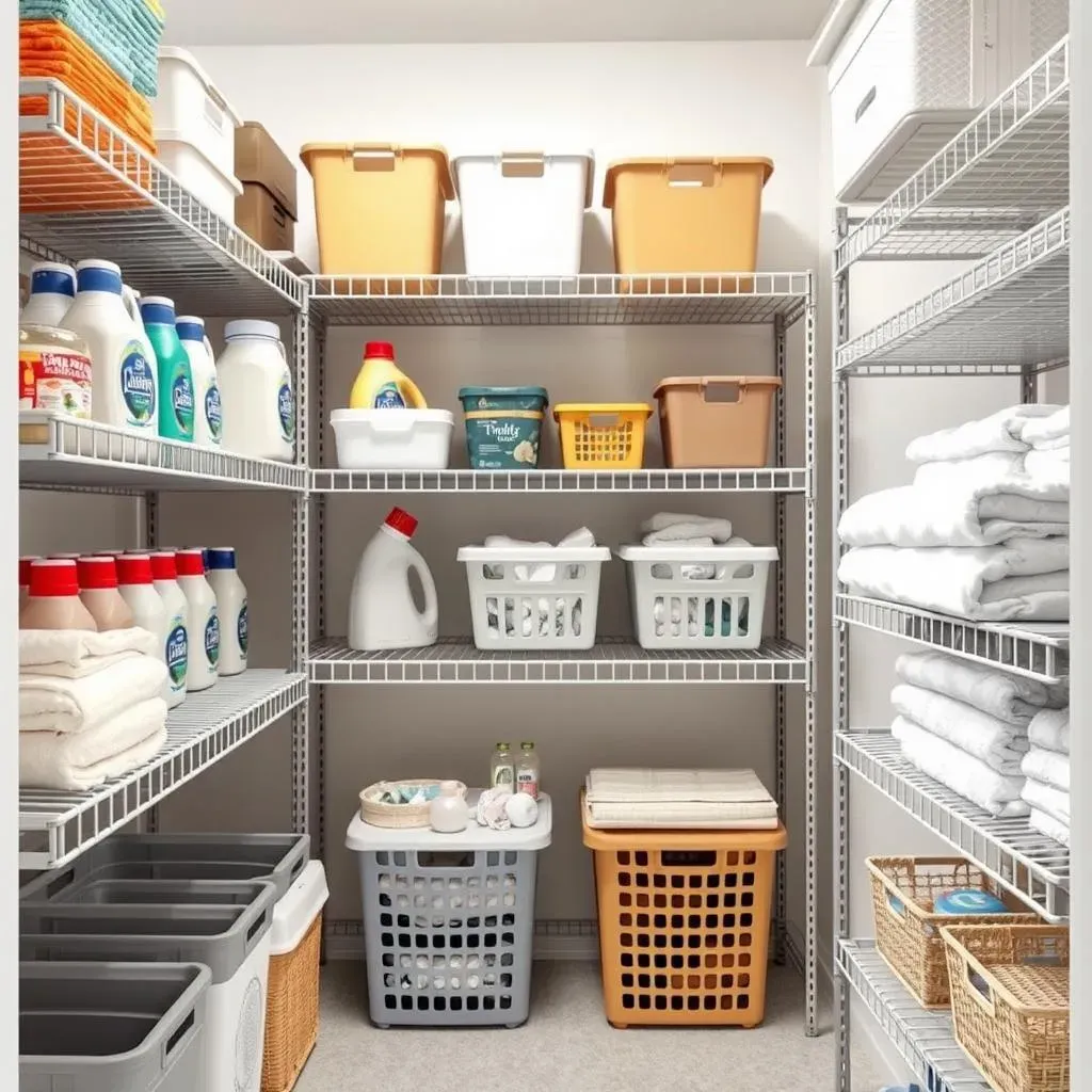 Beyond Basic Stacking: Tips for Perfect Wire Shelving Laundry Room Setup