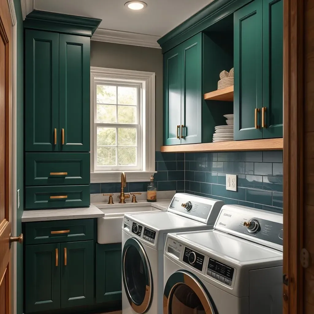 Beyond Black: Exploring Dark Color Palettes for Your Laundry Room
