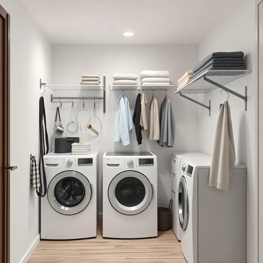 Beyond Boxes: Smart Laundry Room Wall Storage Ideas with Hooks, Rods, and Racks