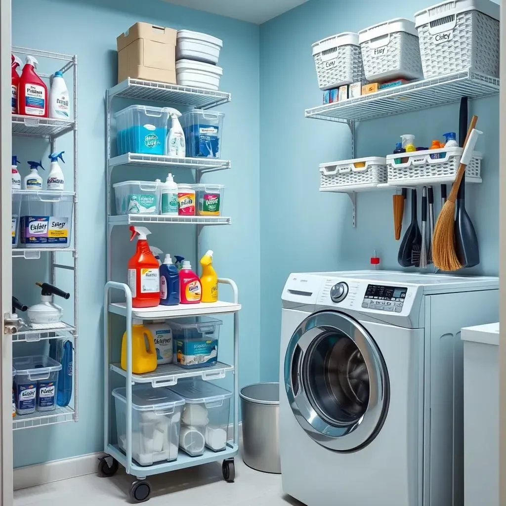 Beyond Detergent: Smart Storage for Cleaning Supplies in Your Laundry Room