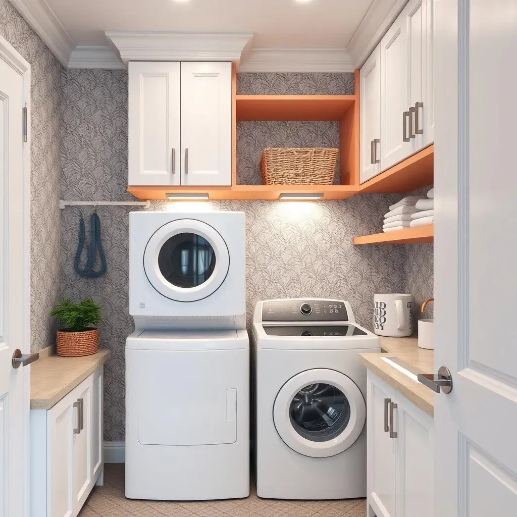 Beyond the Basics: Stylish and Functional Small Laundry Room Ideas with Stacked Units