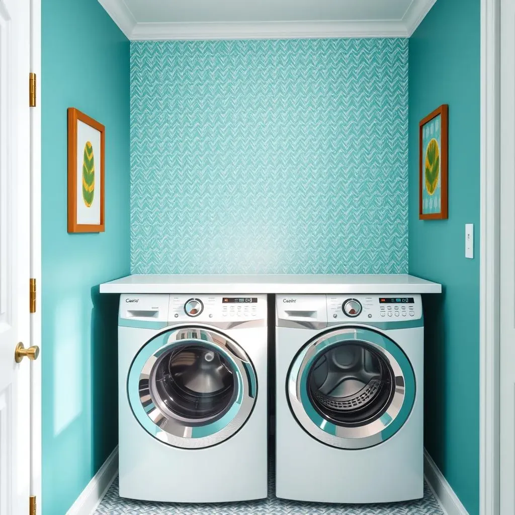 Boosting Style with Laundry Room Wall Designs: Color, Pattern, and Texture