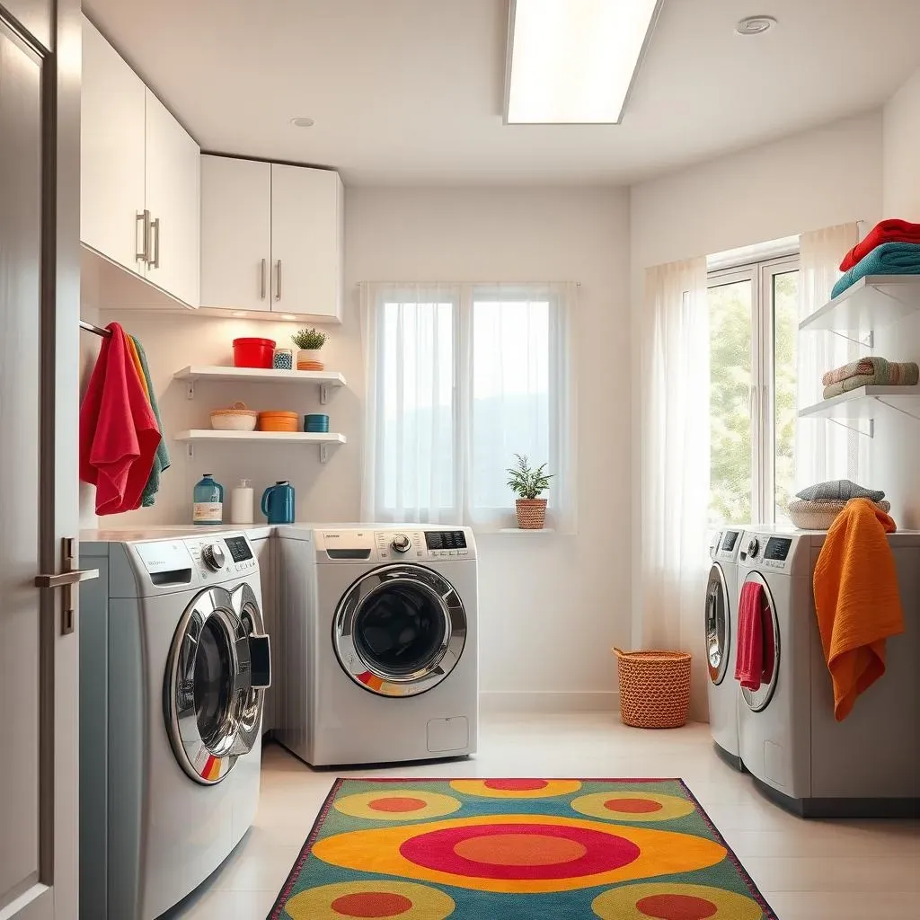 Brighten Up Your Laundry Day: Lighting and Color in Small Laundry Rooms