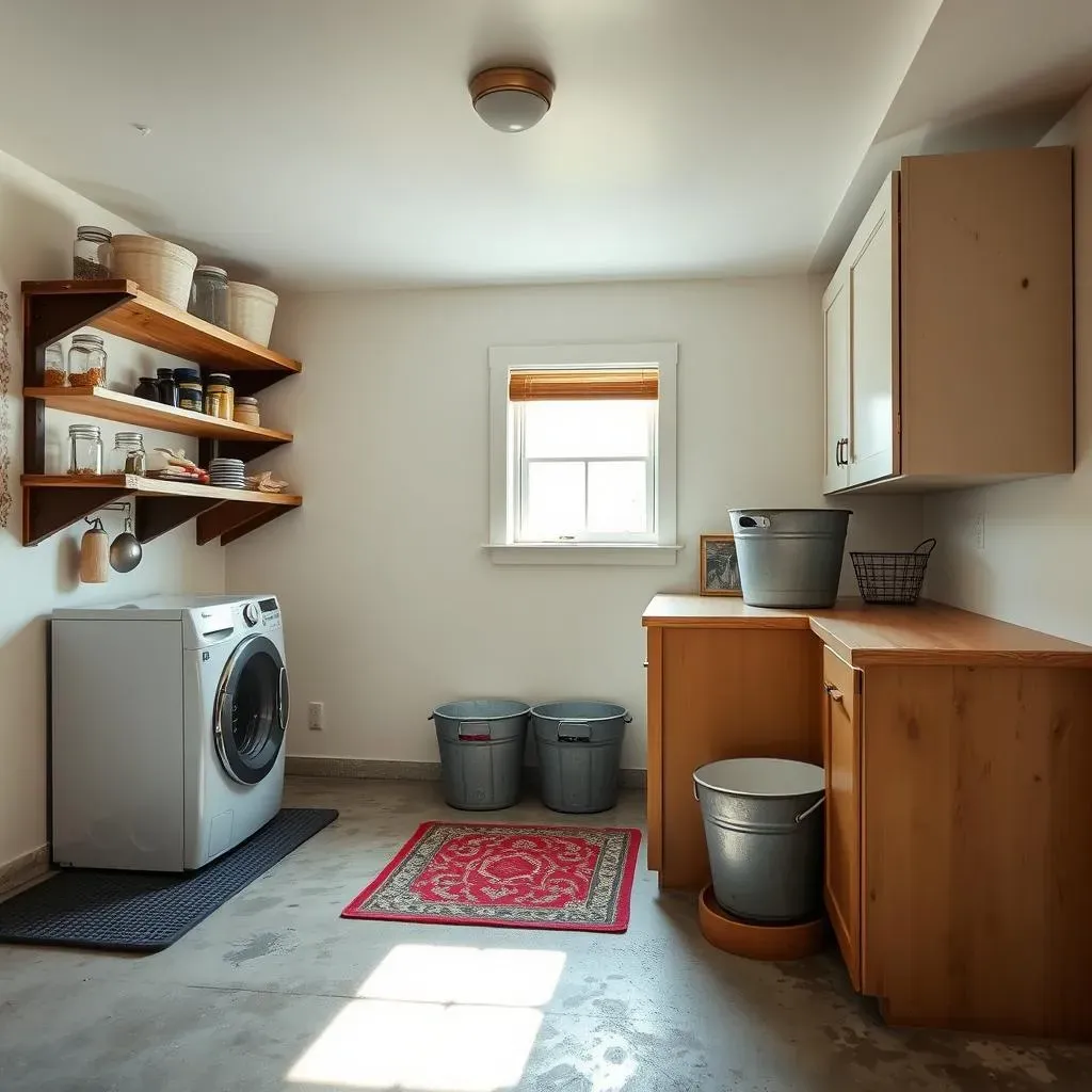 BudgetFriendly and DIY Laundry Room Ideas for Unfinished Basements