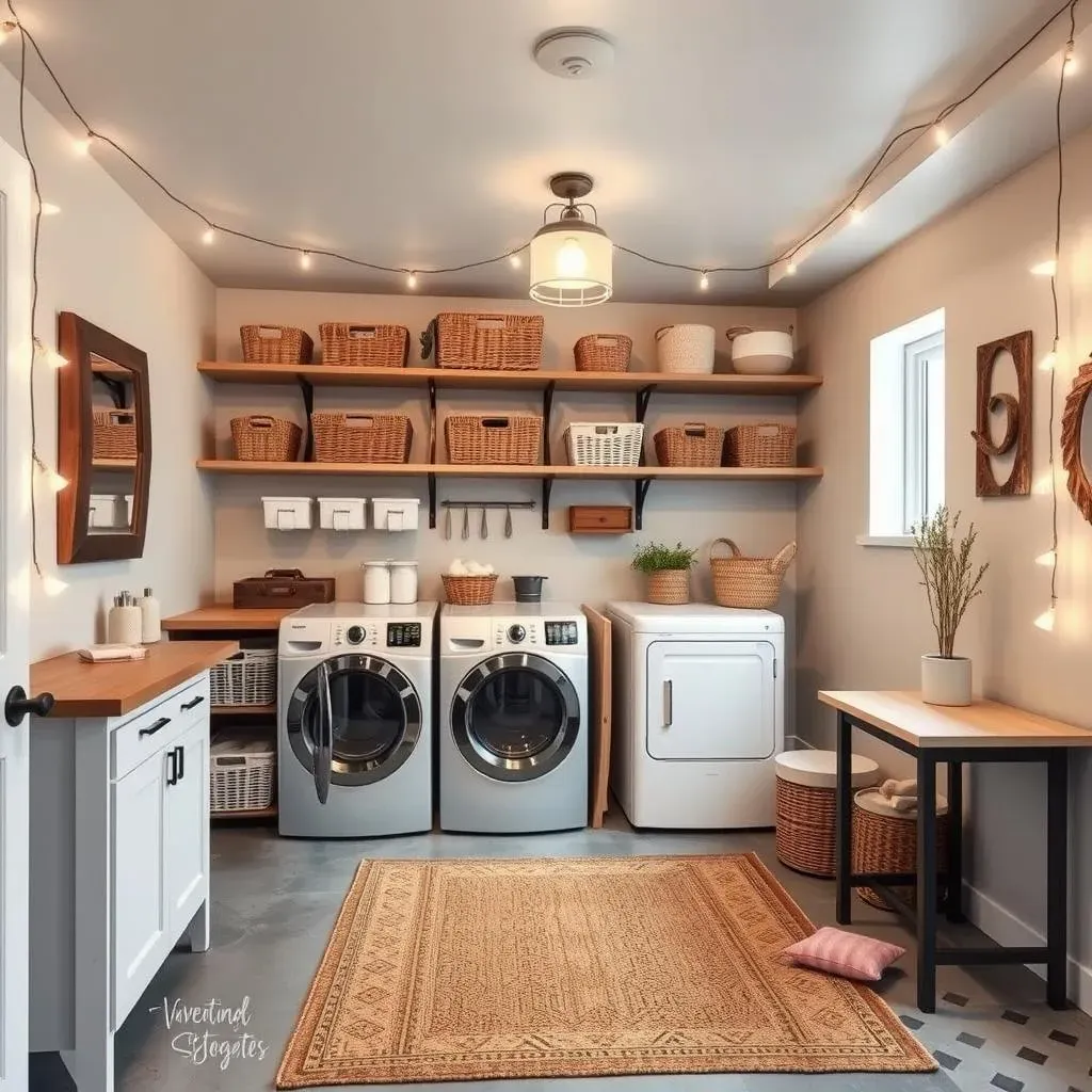 BudgetFriendly Basement Laundry Room Makeover Ideas