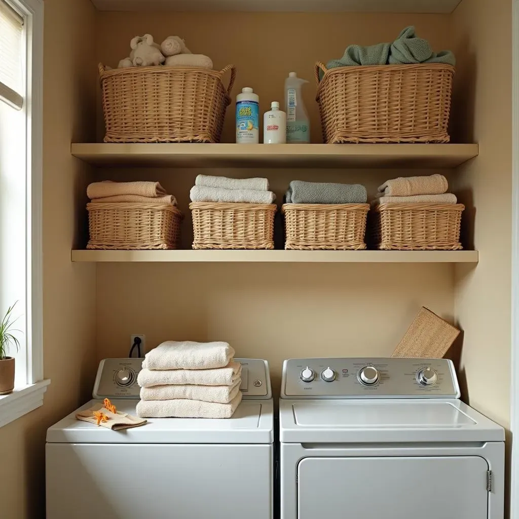 BudgetFriendly Baskets and Bins: Essential Cheap Laundry Room Storage Ideas