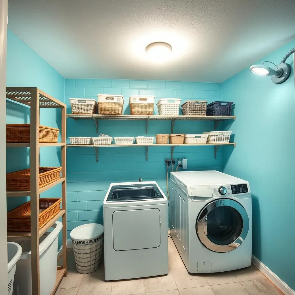 BudgetFriendly DIY Basement Laundry Room Ideas: No Reno Required