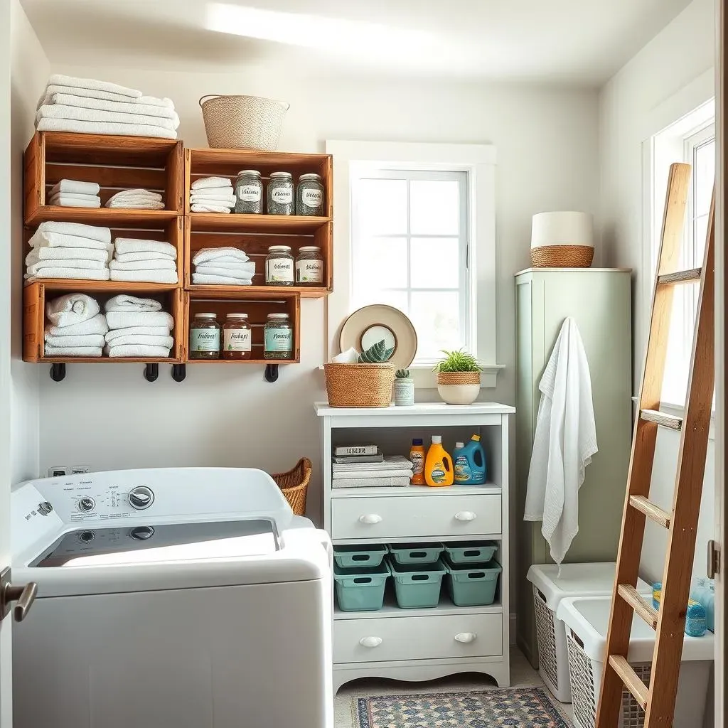 BudgetFriendly DIY Laundry Room Storage Ideas