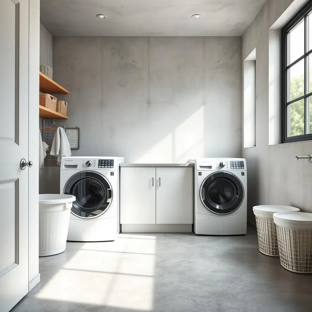 BudgetFriendly Finishes for Small Unfinished Laundry Room Ideas