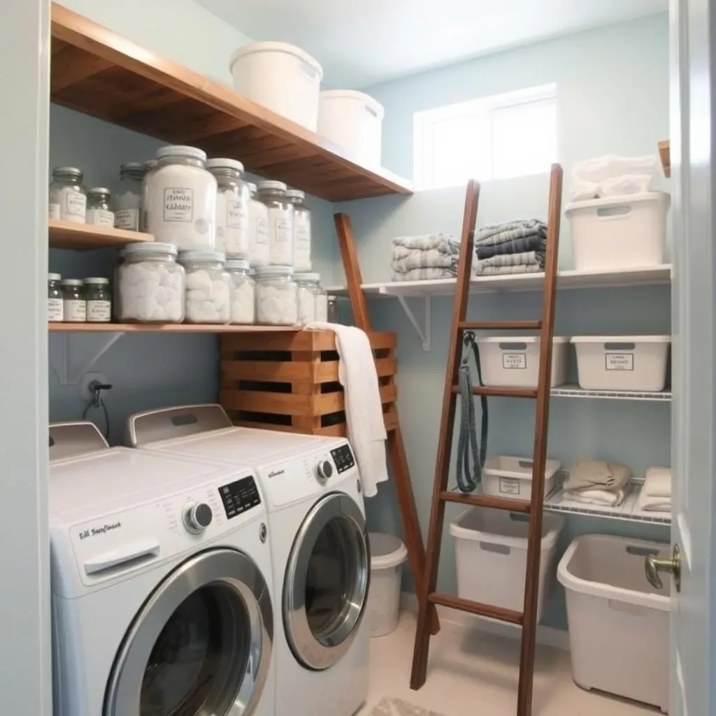 BudgetFriendly Laundry and Storage Room Ideas on a Dime