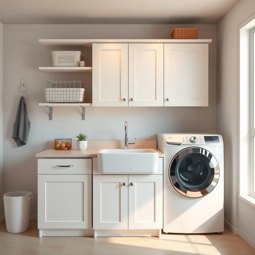 Budgeting for Your New Laundry Room Sink Cabinet from Lowe's