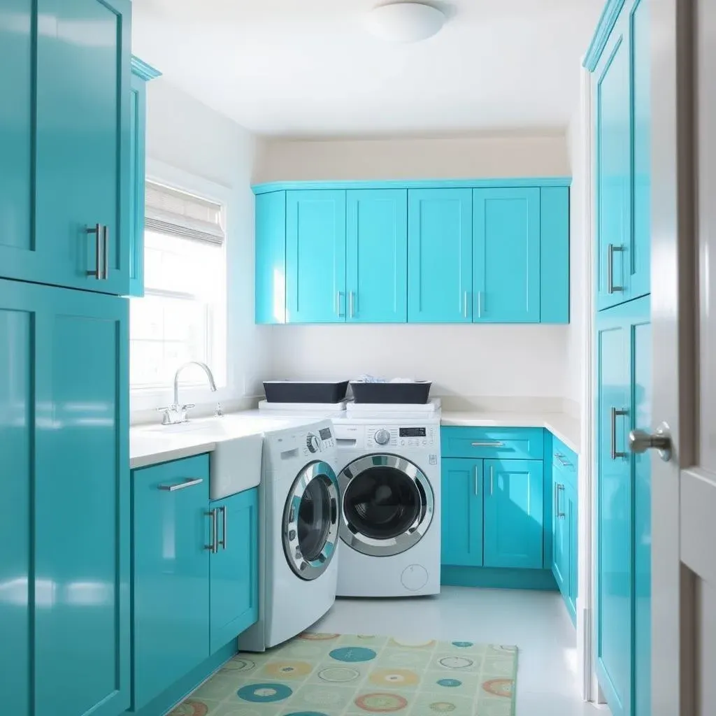 Cabinet Refresh: Painting Cabinets for a Fun Laundry Room Update