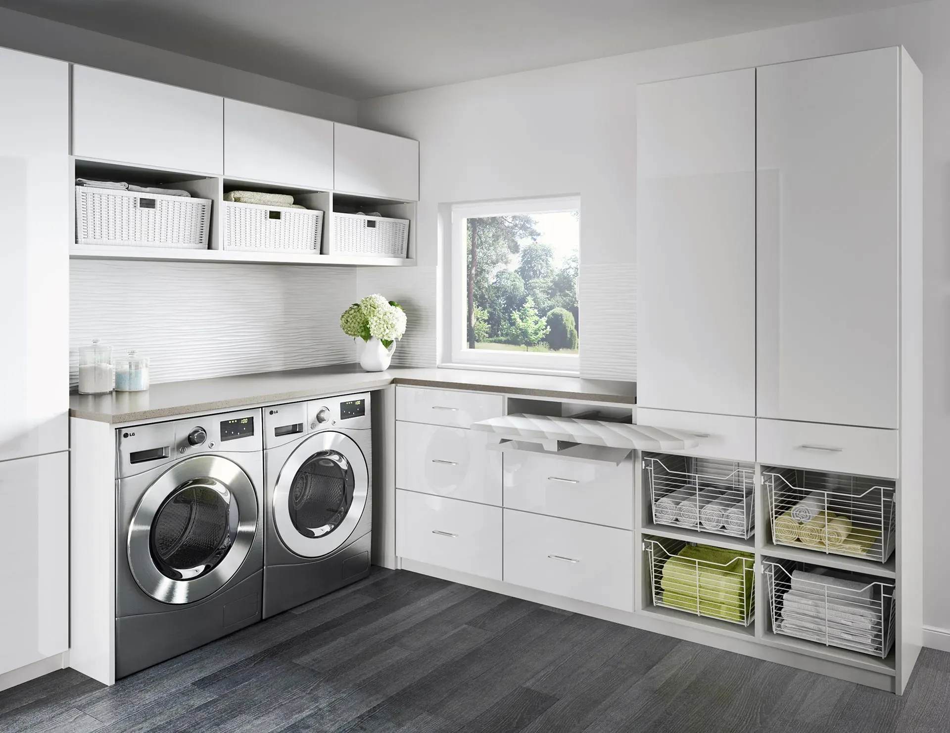 Essential cabinets in laundry room ideas for organization