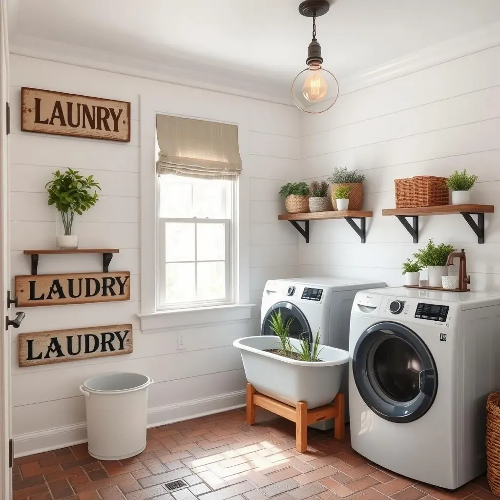 Charming Modern Farmhouse Laundry Room Design Ideas for Every Home