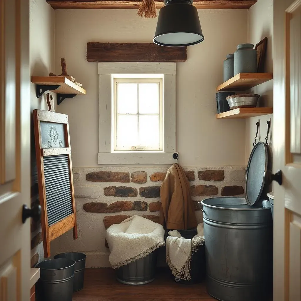 Charming Primitive Laundry Room Ideas