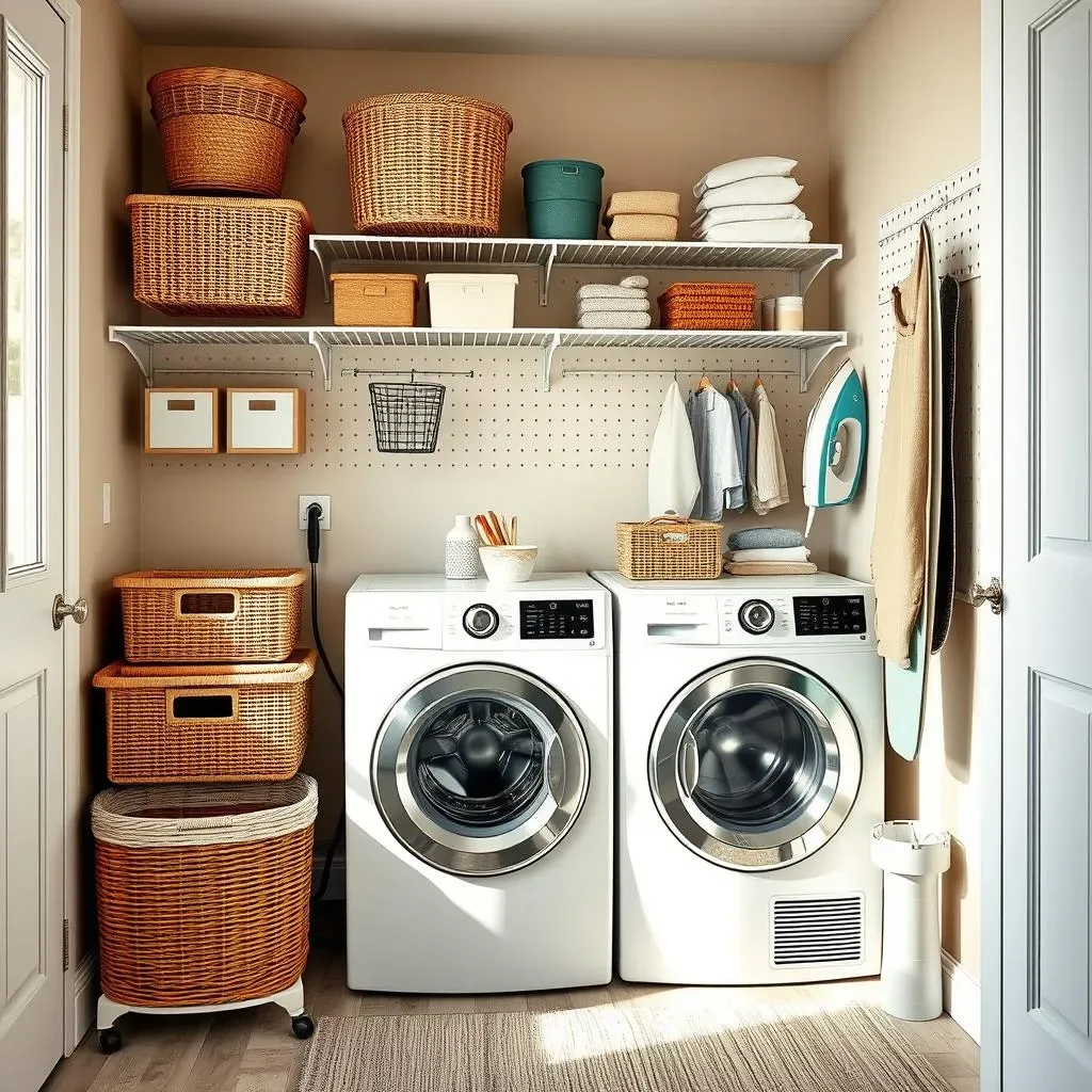 Clever Cheap Laundry Room Storage Ideas