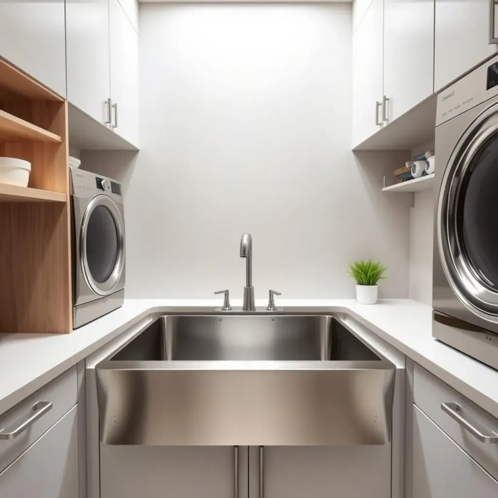 Choosing the Perfect Laundry Room Sink with Drainboard: Size, Material & Style