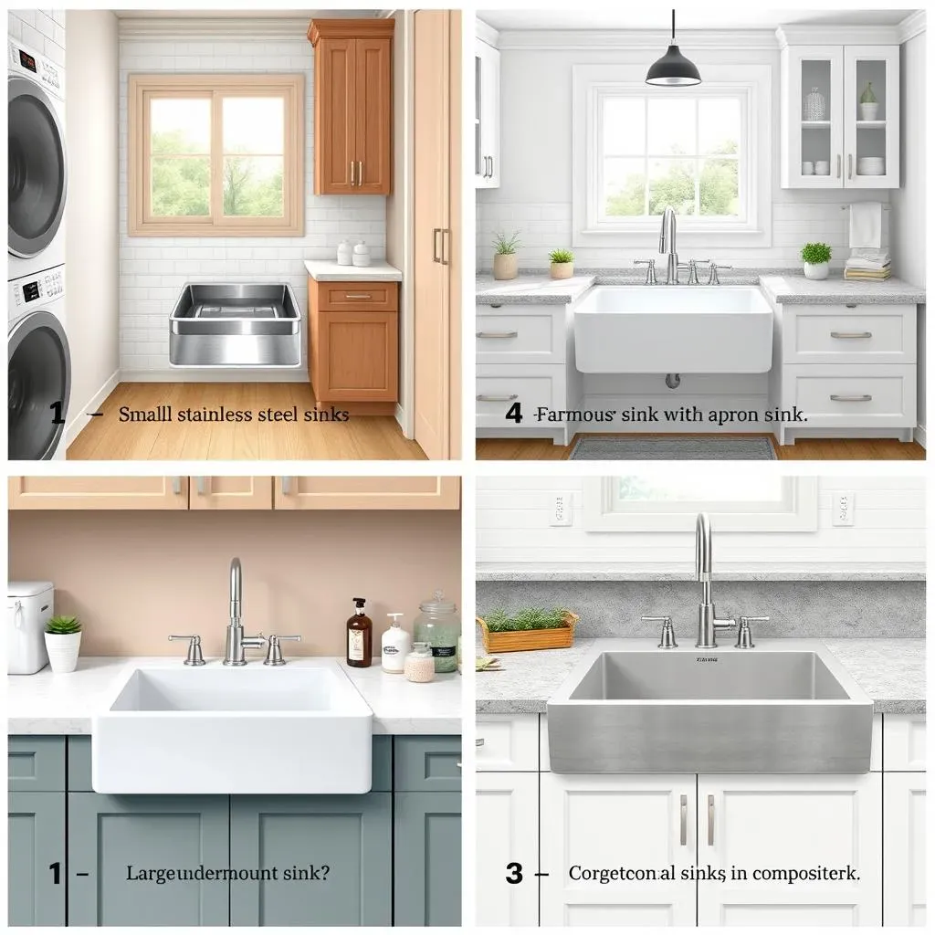 Choosing the Perfect Utility Sink: Size, Style, and Material for Your Laundry Room