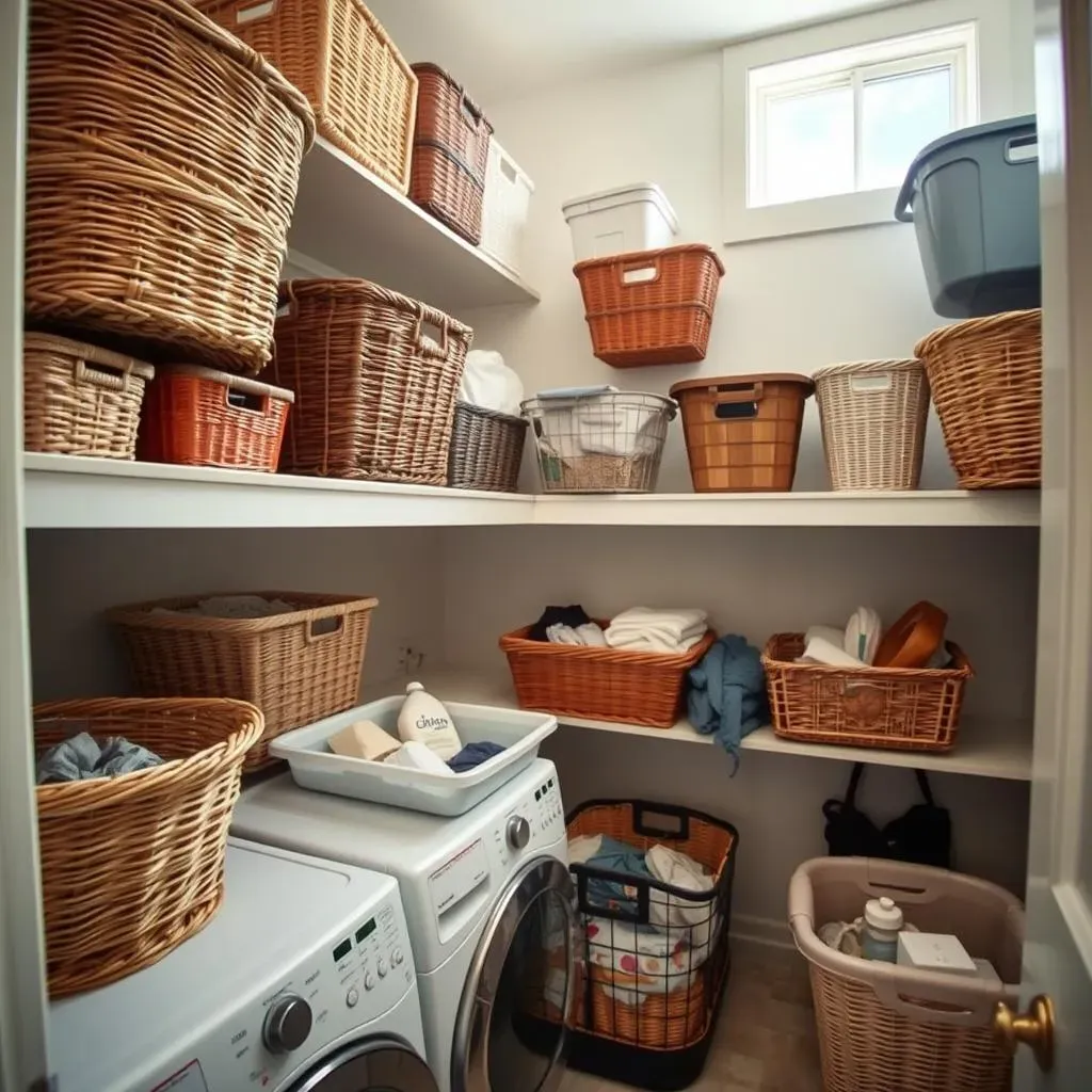 Choosing the Right Baskets for Your Small Laundry Room Ideas