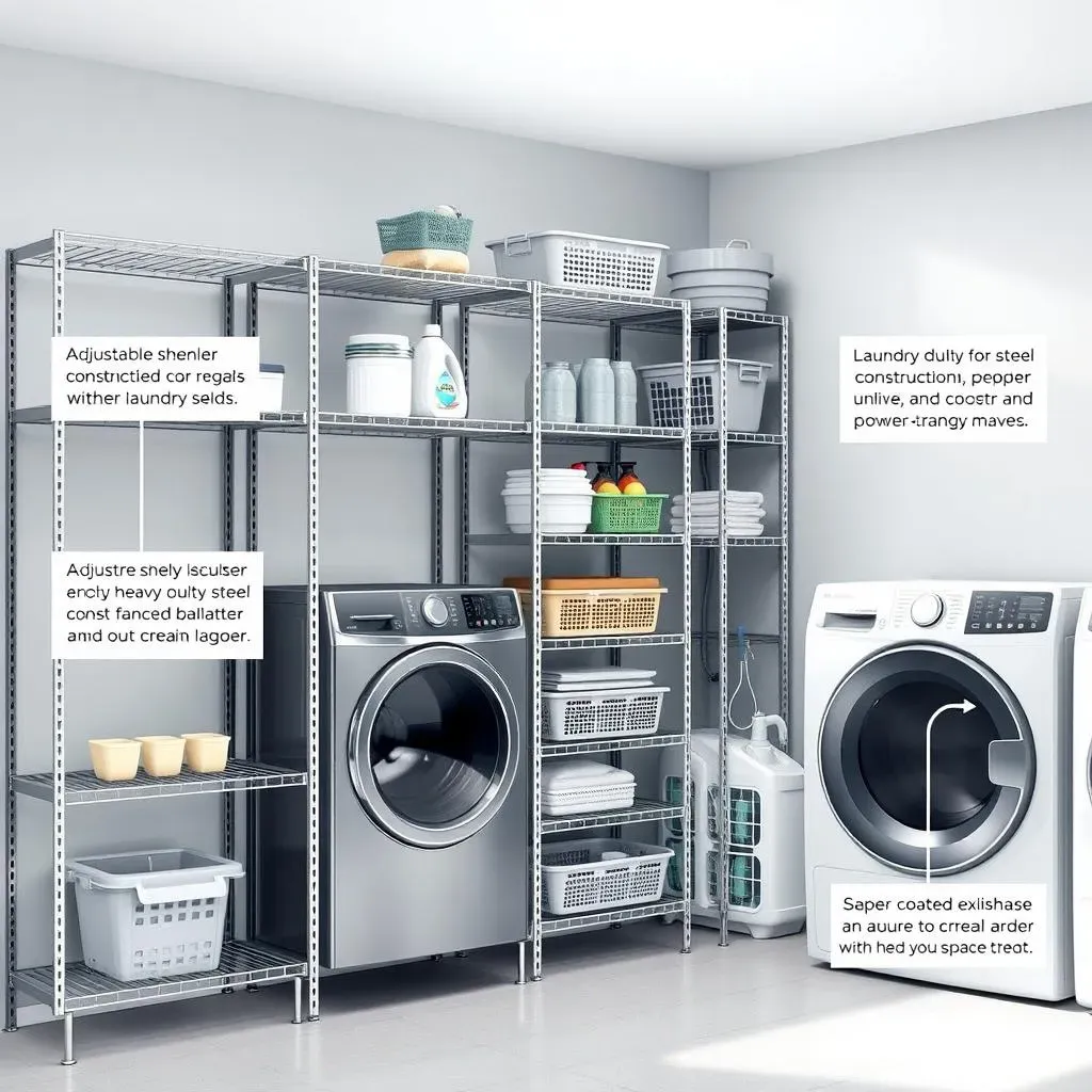 Choosing the Right Laundry Room Metal Shelving Units