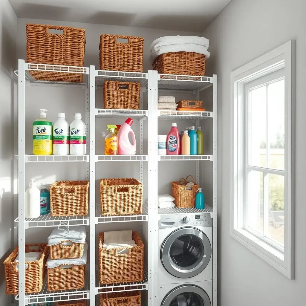 Choosing the Right Laundry Room Shelving with Baskets