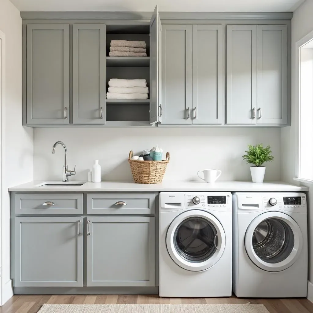 Choosing the Right Materials and Configurations for Your Laundry Room Wall Cabinet Ideas