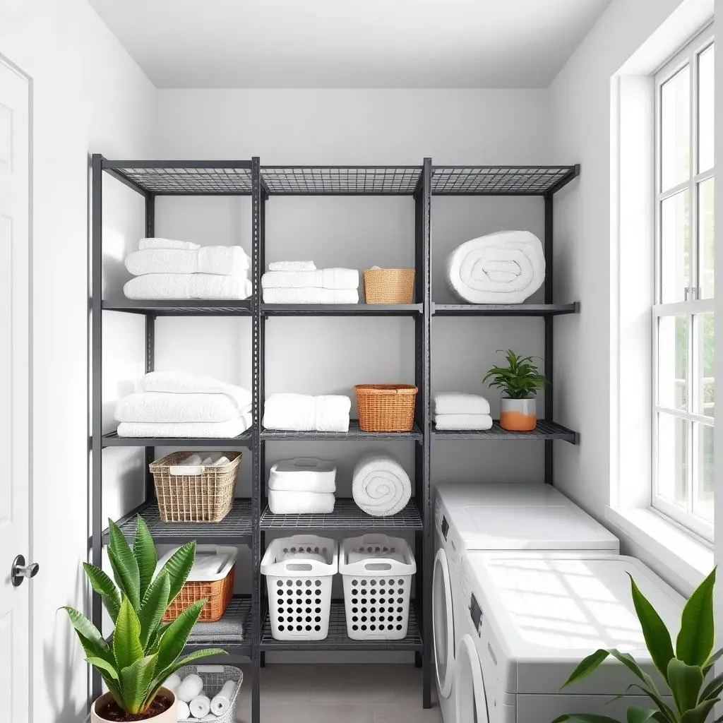 Choosing the Right Materials for Your Small Laundry Room Shelving Solutions